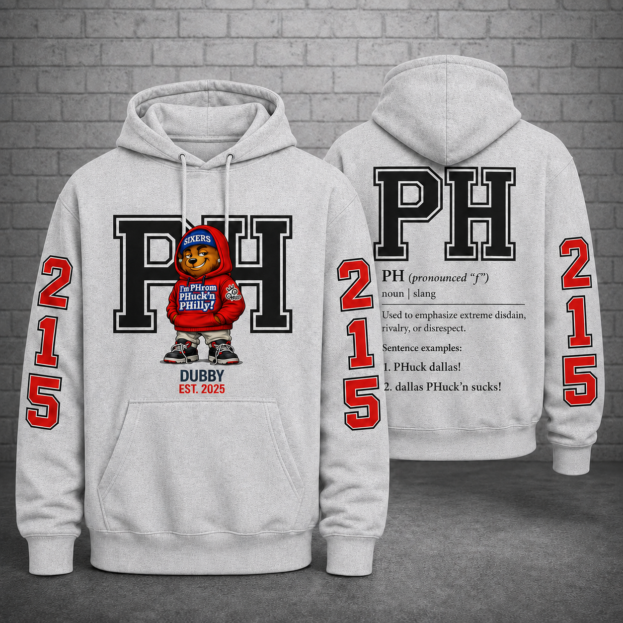 Team JAWNZ PH Hoodie - SIXERS Edition