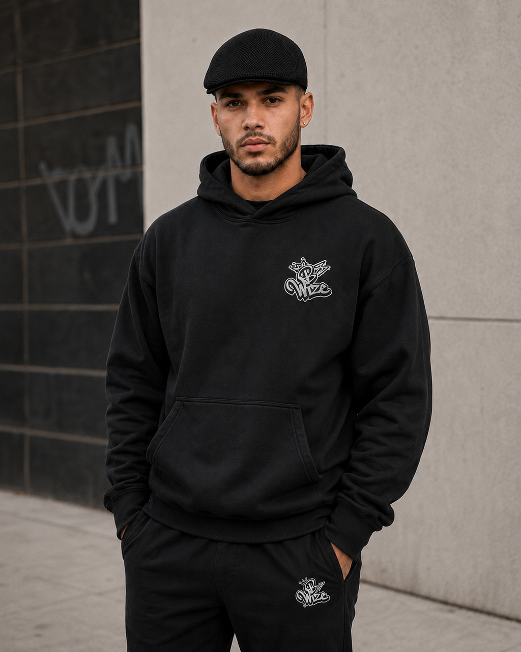 BWize Signature Mesh Driving Hat - Ninja Black Edition