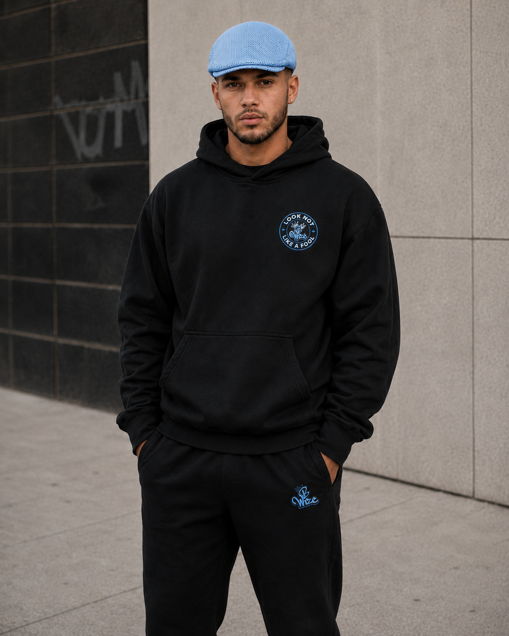 BWize Signature Mesh Driving Hat - Ice Col Blue Edition