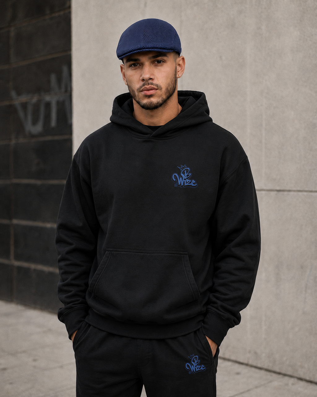 BWize Signature Mesh Driving Hat - NCO Blue Edition
