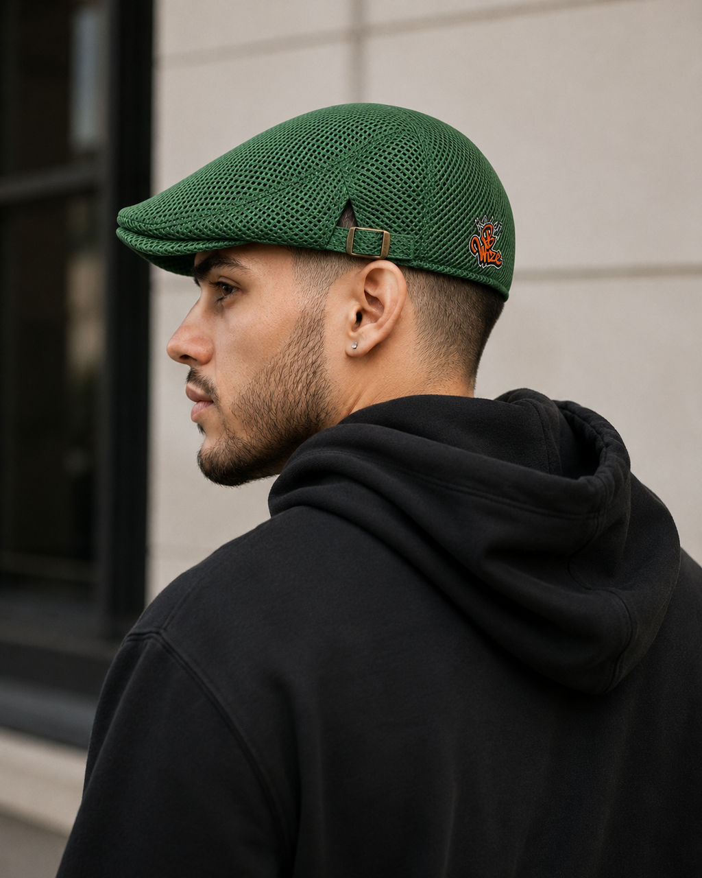 BWize Signature Mesh Driving Hat - ERF Green Edition