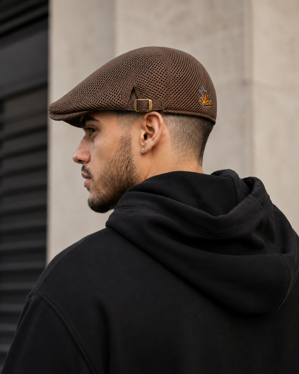 BWize Signature Mesh Driving Hat - ERF Brown Edition