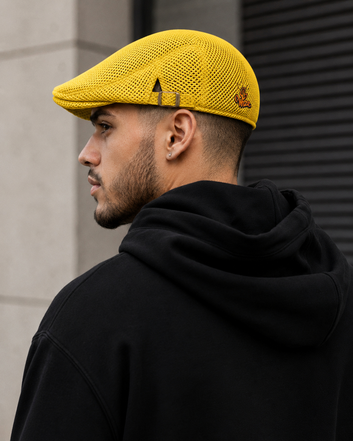 BWize Signature Mesh Driving Hat - Sun Vibes Yellow Edition