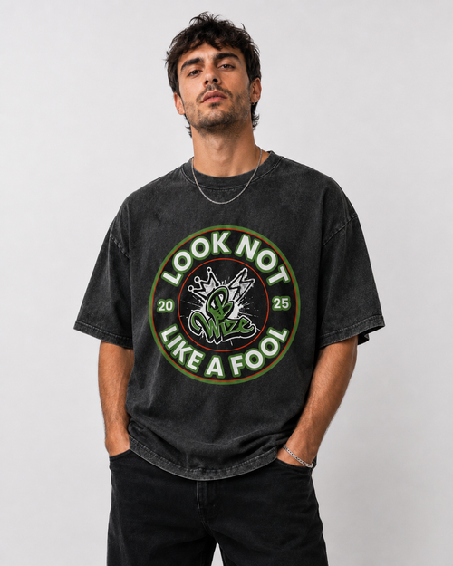 BWize Grey Stone Washed Tee - ERF Green Edition