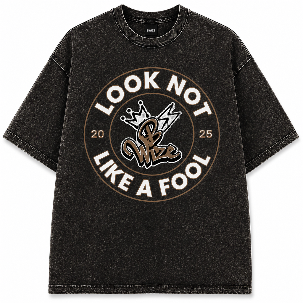 BWize Grey Stone Washed Tee - ERF Brown Edition