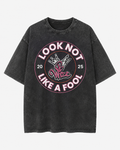 BWize Grey Stone Washed Tee - Pinky Pink Edition