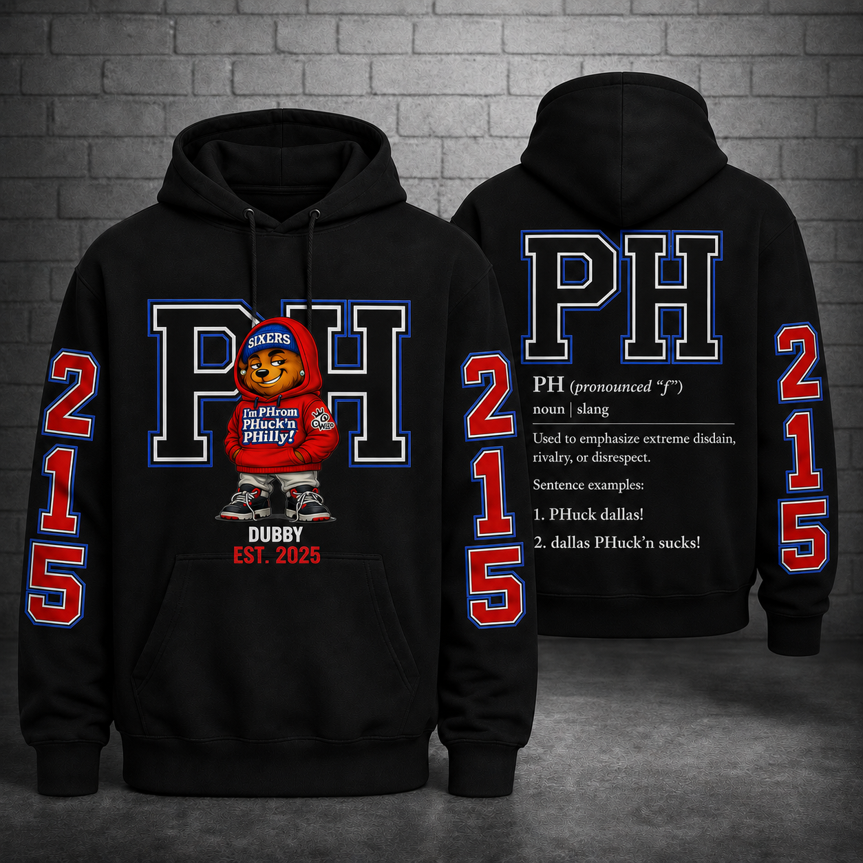 Team JAWNZ PH Hoodie - SIXERS Edition