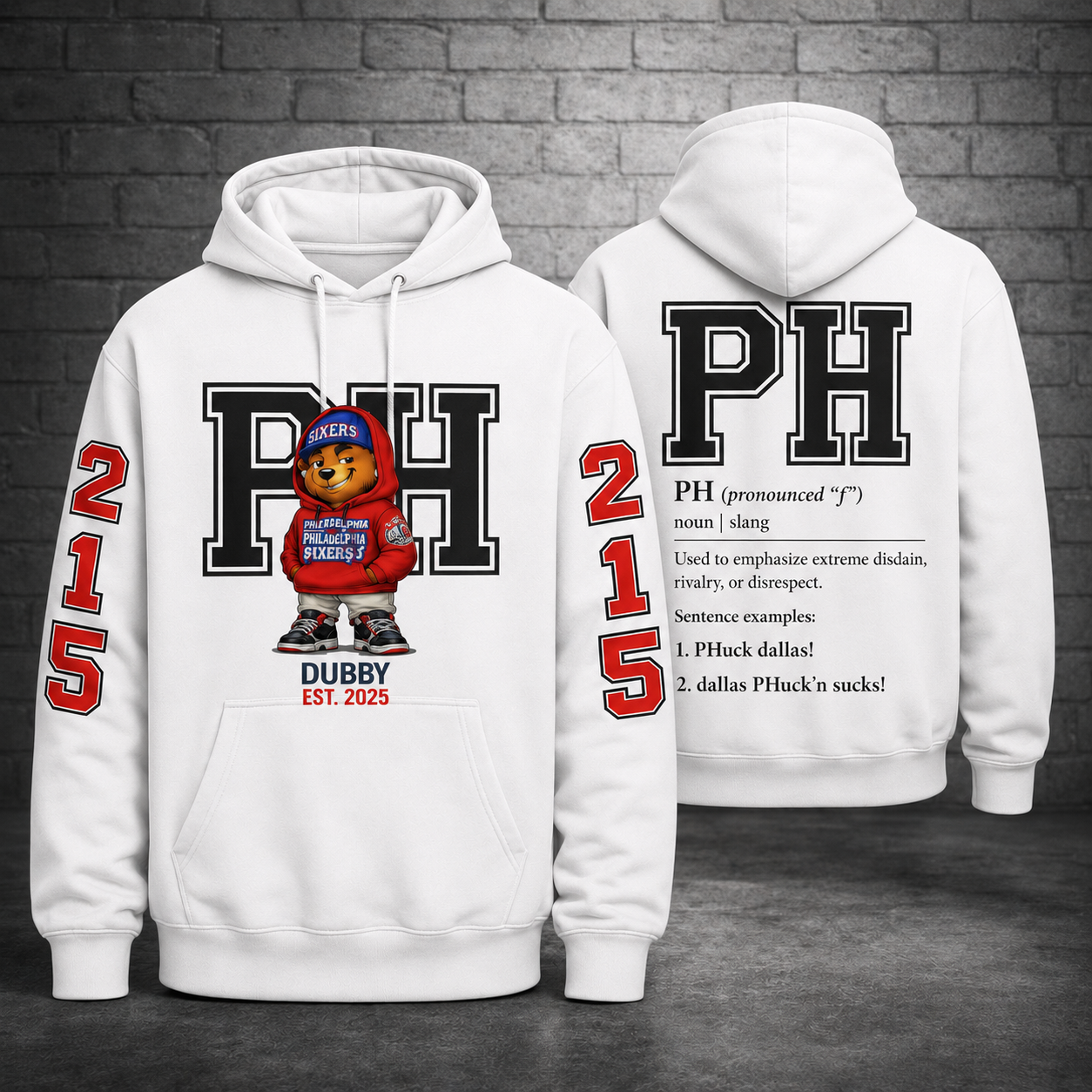 Team JAWNZ PH Hoodie - SIXERS Edition